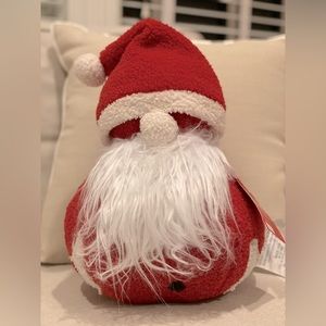 Sherpa Jolly Santa Pillow